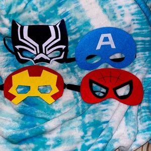 Superhero Masks π set of 4